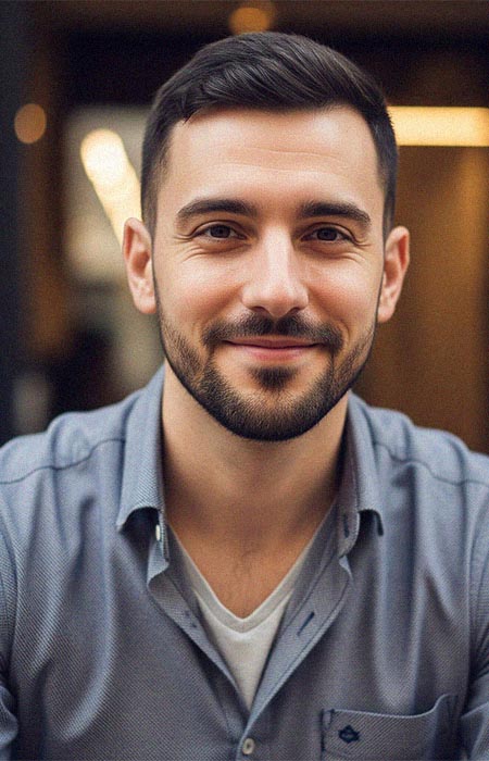 A traveler looking at a map in Montenegro